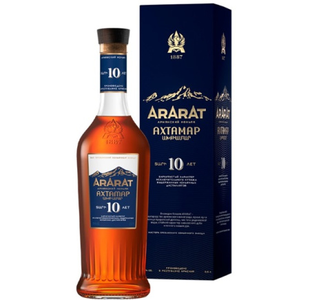 Коньяк Арарат Ахтамар 10 лет 40% 0,7л п/у Армения фото